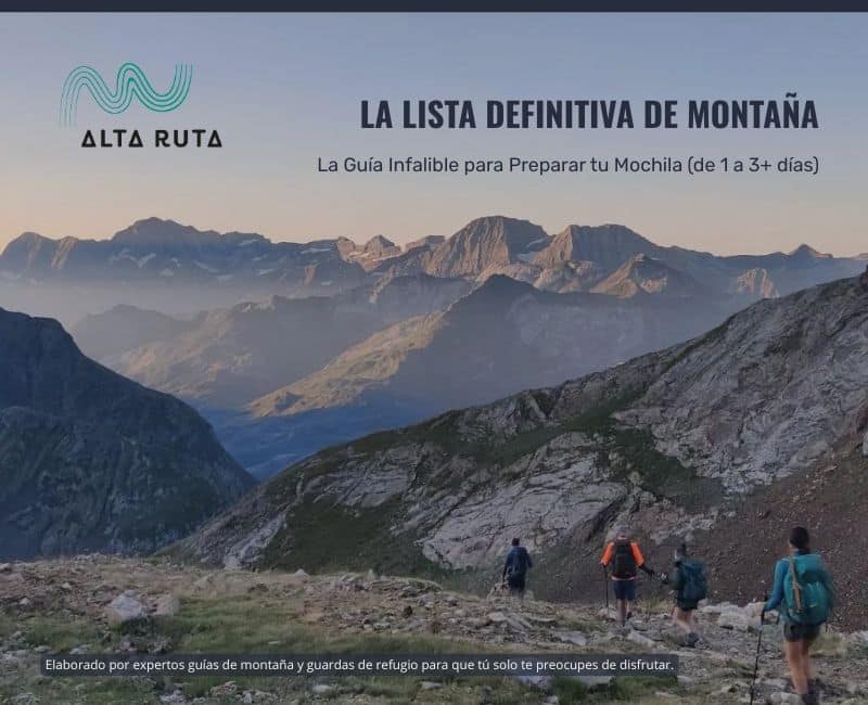Listado imprescindible para preparar la mochila para travesías